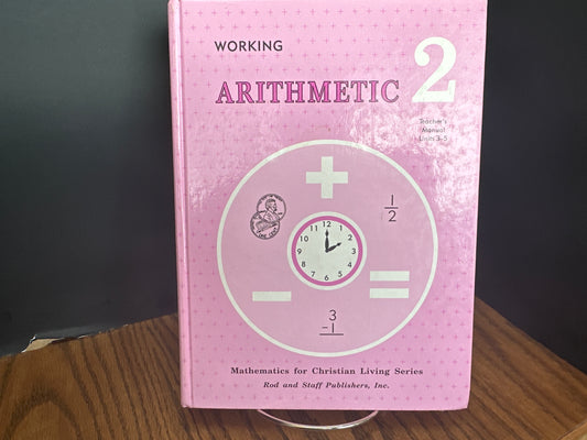 Working Arithmetic 2 teacher units 3-5