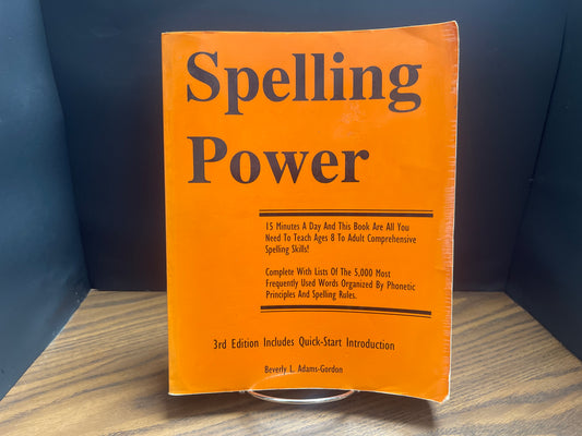 Spelling Power third ed