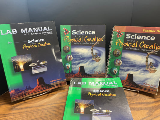 Science of the Physical Creation second ed text/teacher/teacher lab/lab