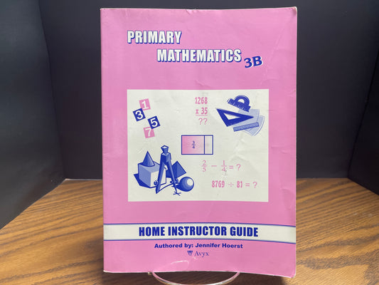 Primary Mathematics home instructor guide 3B