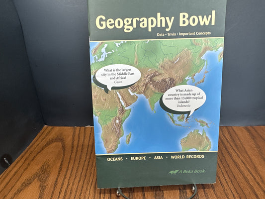 Geography Bowl Quiz Team Book