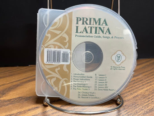Prima Latina Pronunciation Guide, Songs, & Prayers CD
