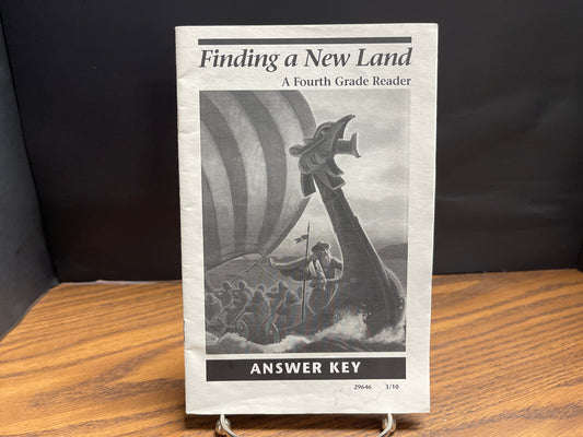 Finding a New Land, Answer Key, Grade 4