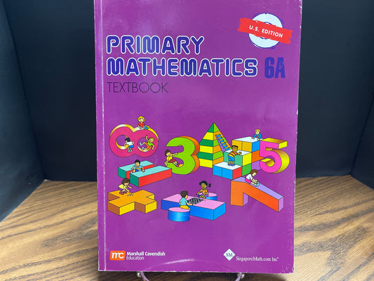 Primary Mathematics 6A textbook
