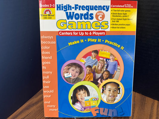 High Frequency Word Games, grades 2-3