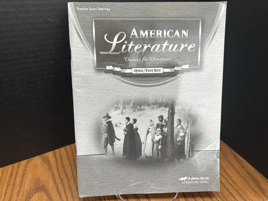 American Literature fourth ed Quiz and Test Key