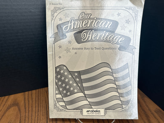 Our American Heritage fifth ed Answer Key