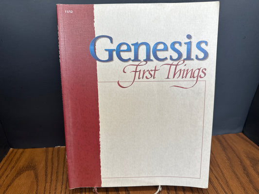 Genesis First Things