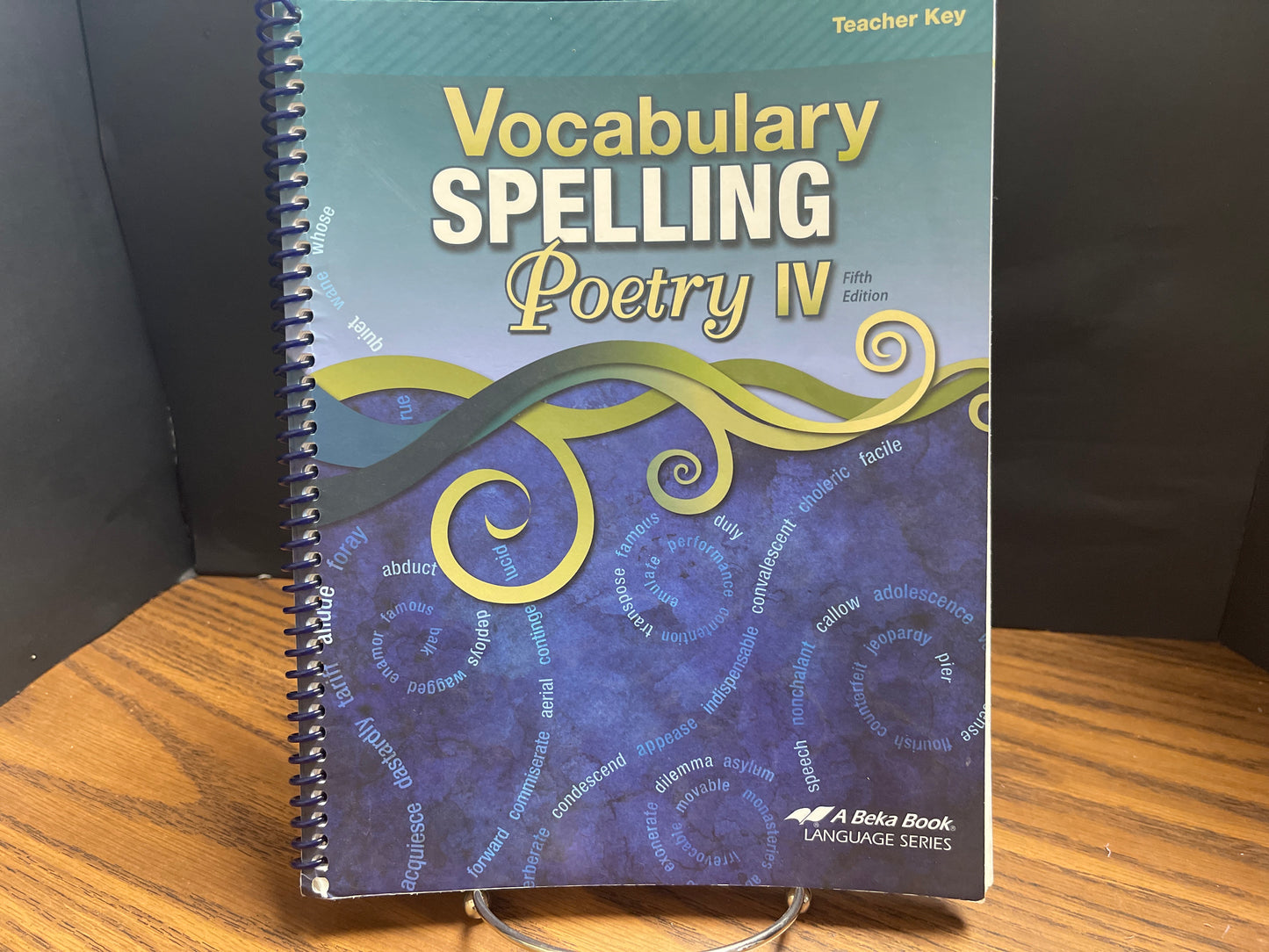 Vocabulary Spelling Poetry IV fifth ed teacher key