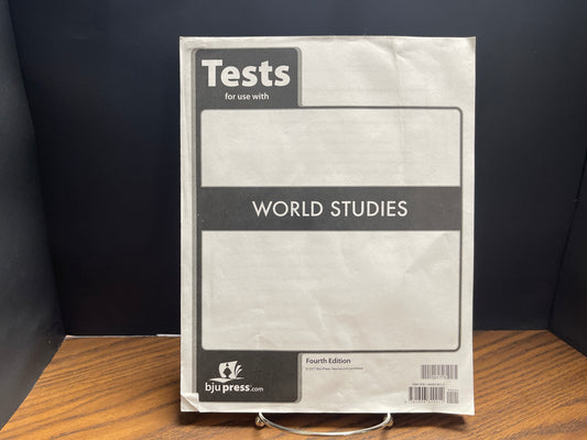 World Studies fourth ed tests