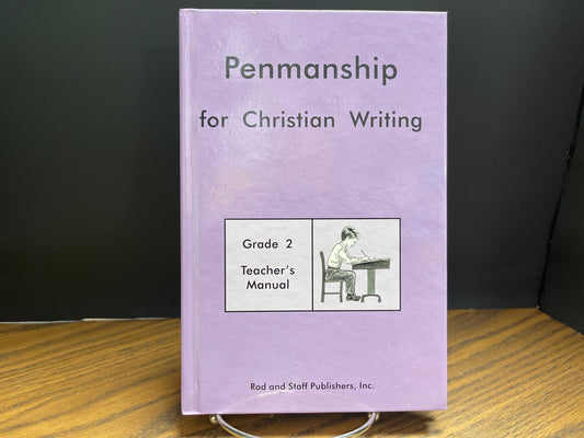 Penmanship for Christian Writing 2 teacher