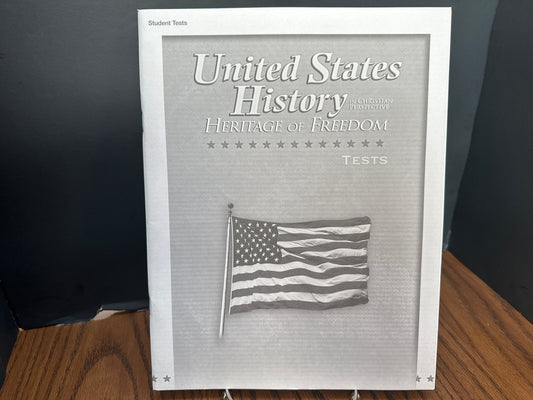 United States History Heritage of Freedom third ed Student Tests