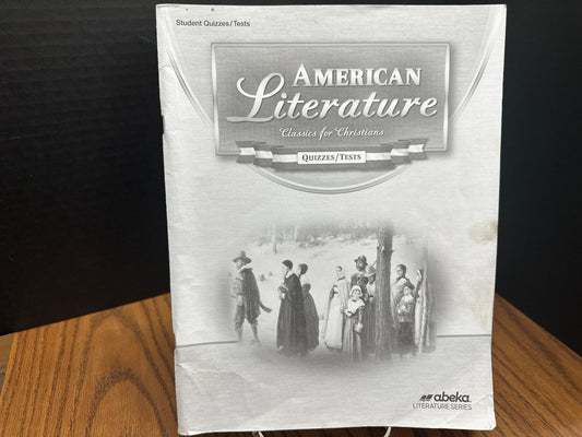American Literature fourth ed Quiz and Test Book