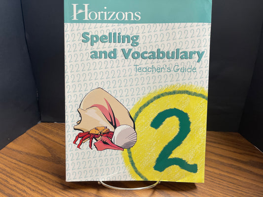 Horizons Spelling and Vocabulary 2 teacher