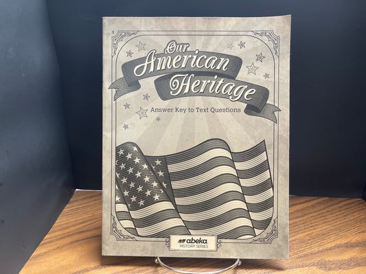 Our American Heritage fifth ed key