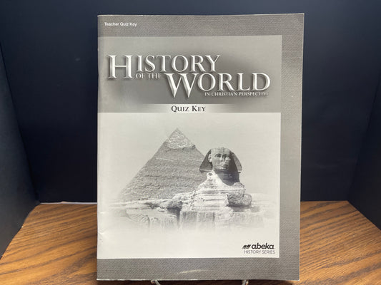 History of the World fifth ed quiz key