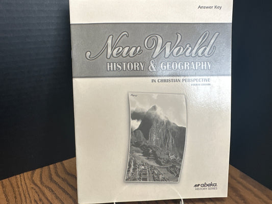 New World History & Geography answer key fourth ed