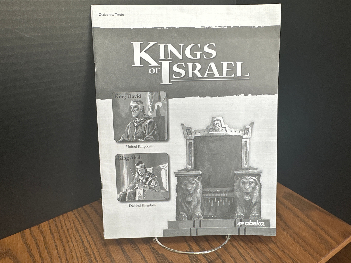 Kings of Israel teacher quiz/test key third ed