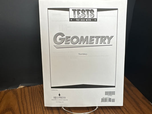 Geometry Tests third ed