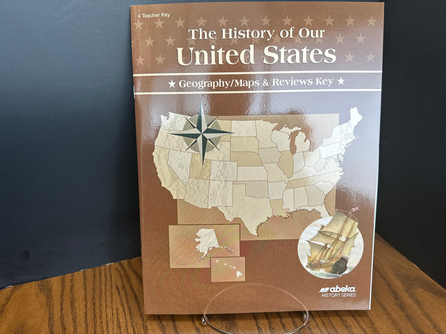 The History of Our United States geography/maps key fourth ed