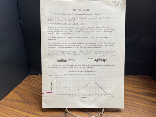 Exploring Creation with Physics second ed tests