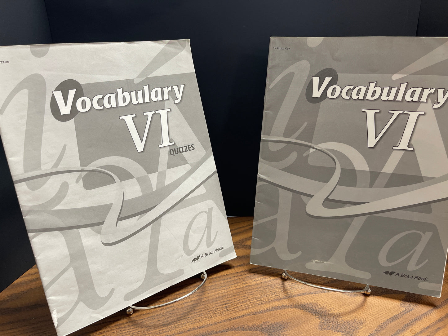 Vocabulary Poetry VI older ed quiz/key set