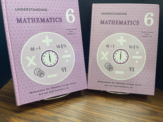 Understanding Mathematics 6 Teacher part 1&2
