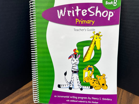WriteShop Primary Book B teacher's guide