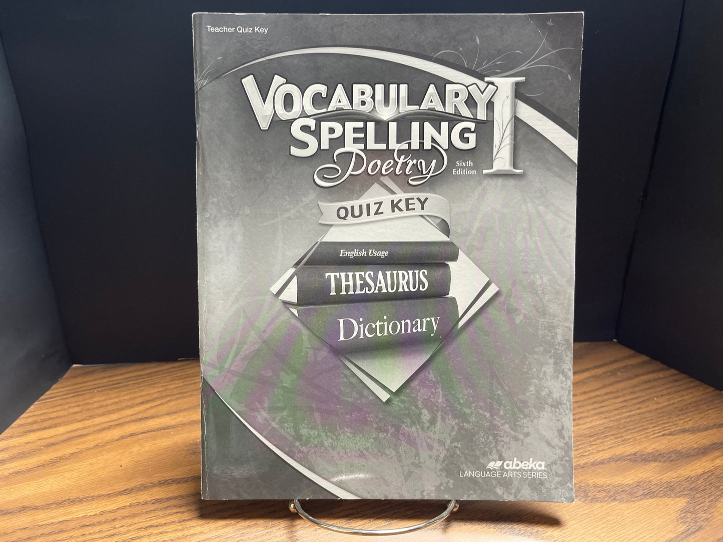 Vocabulary Spelling Poetry I sixth ed quiz key