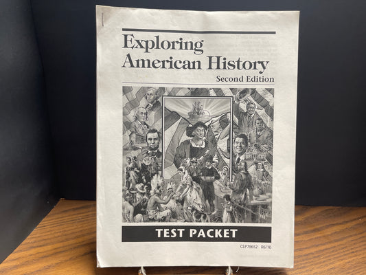 Exploring American History second ed test packet