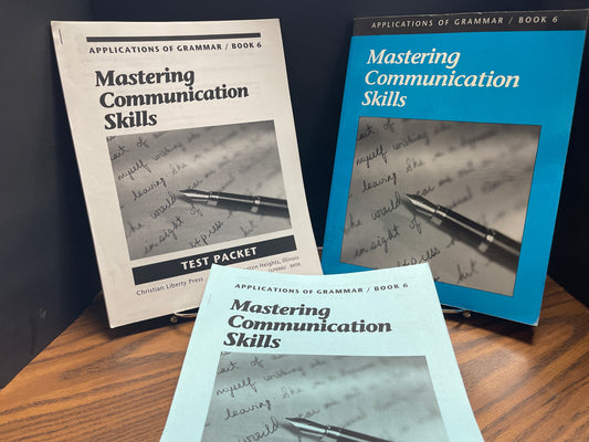 Mastering Communication Skills teacher/student/test packet book 6