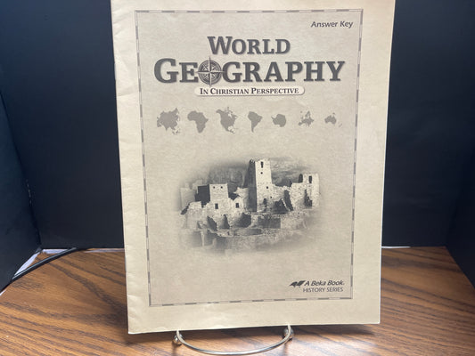 World Geography key second ed