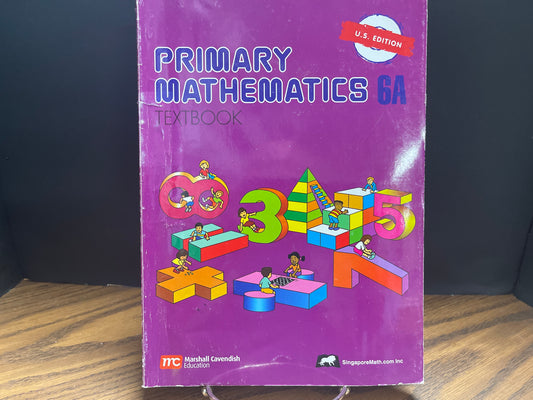 Primary Mathematics 6A textbook