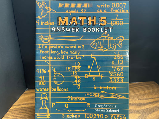 Answer Booklet Math 5 Teaching Textbooks