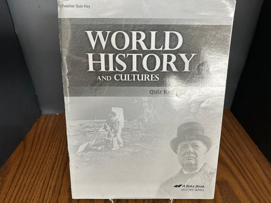 World History and Cultures third ed Quiz Key