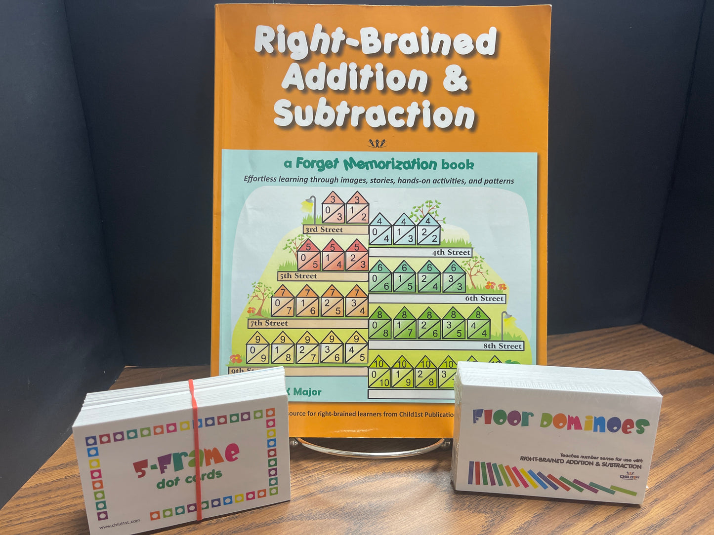 Right-Brained Addition & Subtraction set a Forget Memorization book - Major