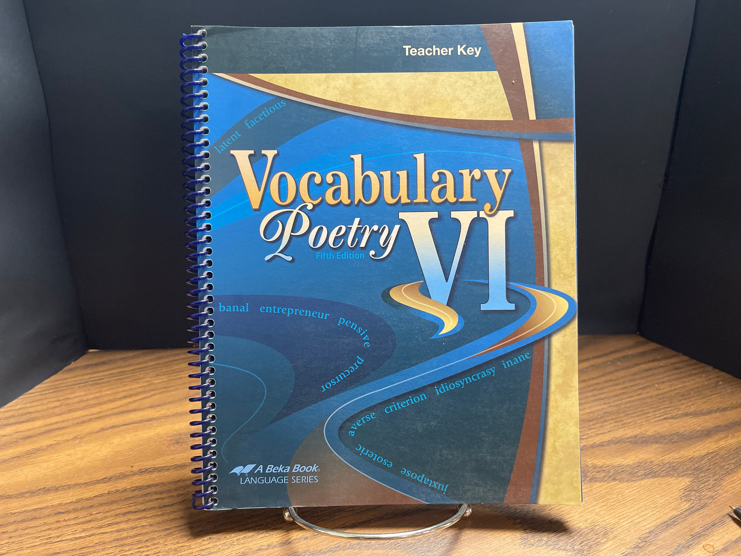 Vocabulary Poetry VI fifth ed key