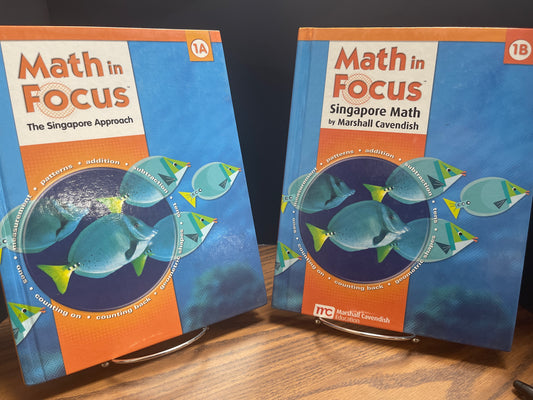 Math in Focus 1A/1B student text set