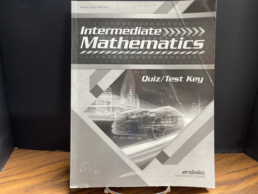 Intermediate Mathematics first ed quiz and test key