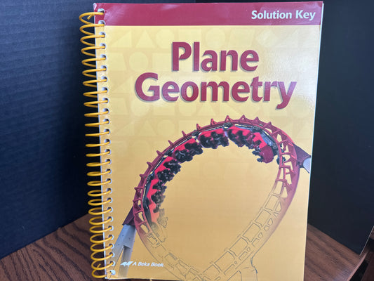 Plane Geometry second ed Solution Key