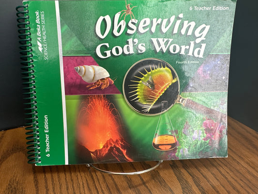 Observing God's World fourth ed teacher