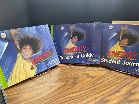 Energy text,  teacher guide, student journal