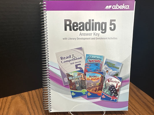 Reading 5 Answer Key second ed with Literary Development and Enrichment Activiti