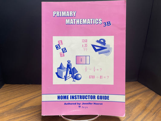 Primary Mathematics home instructor guide 3B