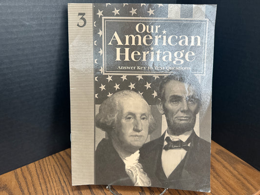 Our American Heritage fourth ed Answer Key