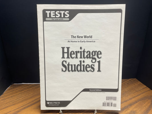 Heritage Studies 1 second ed tests