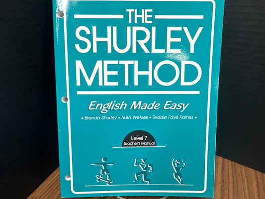 The Shurley Method level 7 teacher man with cd