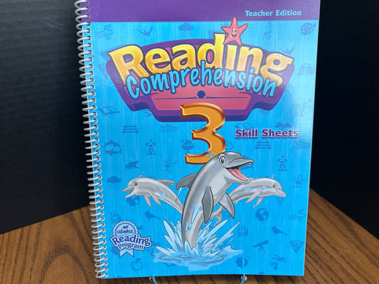 Reading Comprehension 3 Skill Sheets teacher ed