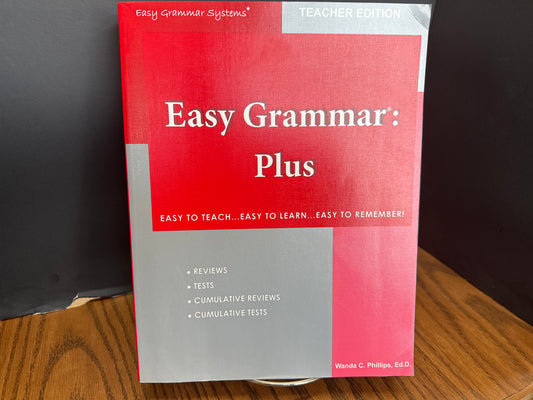 Easy Grammar Plus teacher