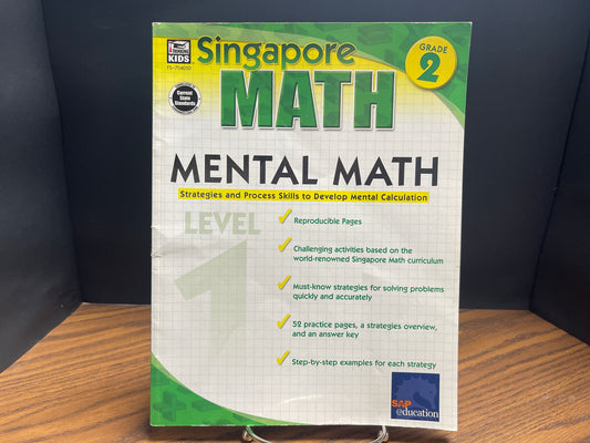 Singapore Math Mental Math